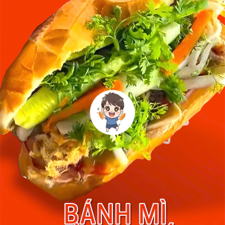 BÁNH MÌ BƠ PATÊ CHÀ BÔNG